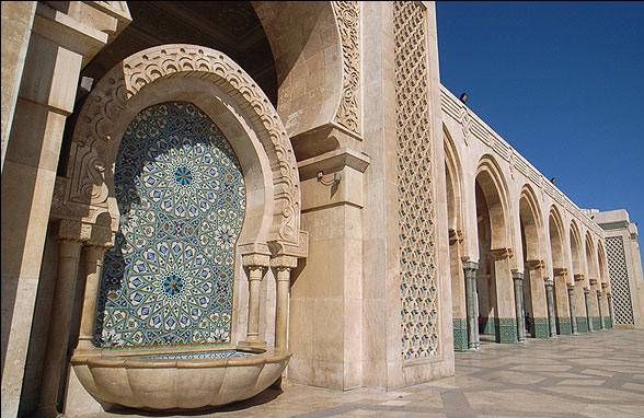 مسجد الحسن الثاني بالمغرب
