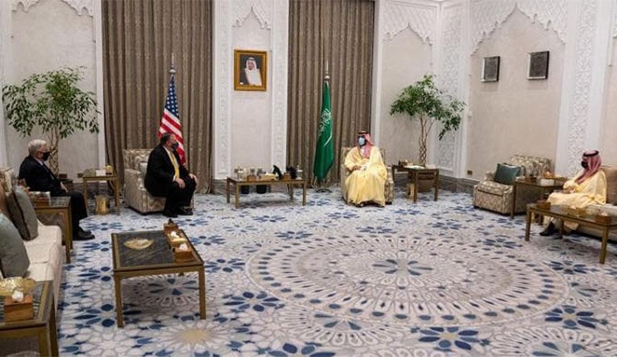 هام جدا.. لقاء سري يجمع نتنياهو بابن سلمان وبومبيو بمدينة نيوم السعودية