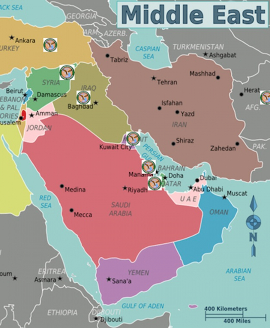 باحث أميركي ساخراً: إيران وضعت نفسها في جوار القواعد الأميركية