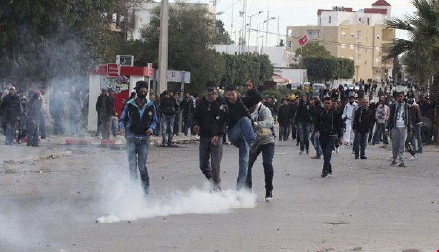 غضب احتجاجات في تونس