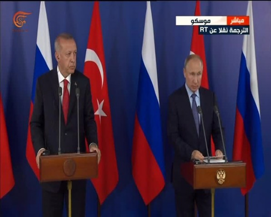 بوتين يؤكد الاتفاق مع أردوغان على ضرورة بقاء سوريا موحدة