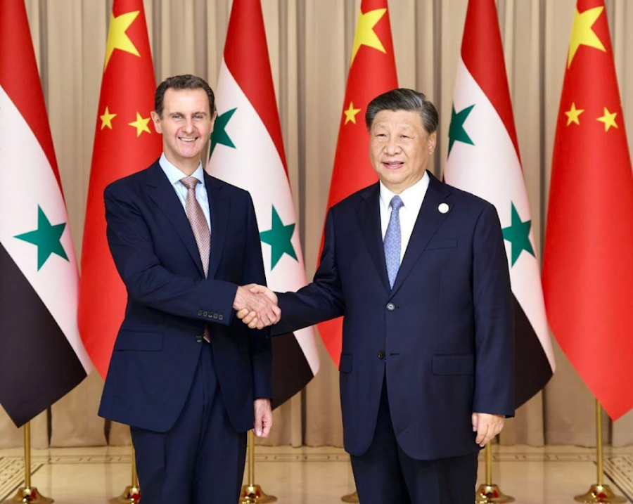 الرئيسان السوري والصيني يوقّعان إتفاقية التعاون الإستراتيجي بين البلدين