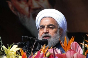 الرئيس روحاني: ايران نالت استقلالها وتنشد السلام بالمنطقة