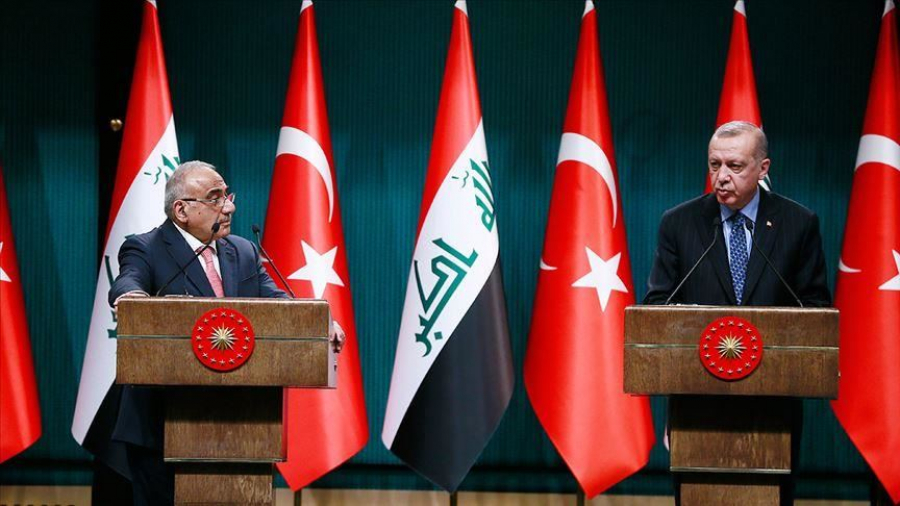 أردوغان وعبد المهدي يؤكدان أهمية إقامة تعاون عسكري بين البلدين