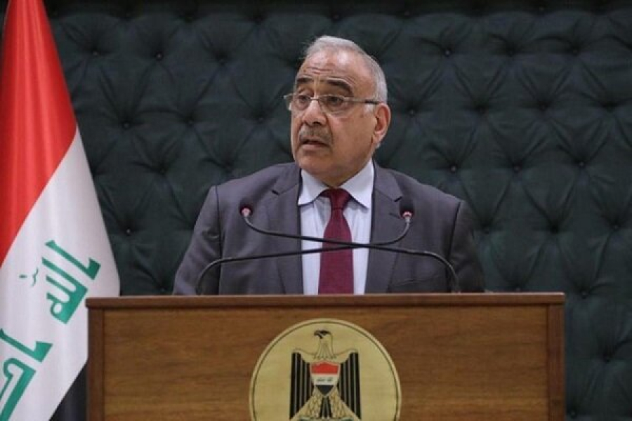 عبد المهدي: استقالتي مهمة لتفكيك الأزمة في العراق وعلى البرلمان اختيار البديل سريعا