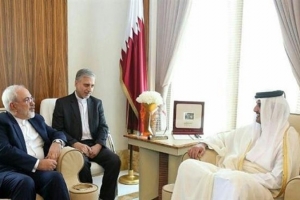 Zarif holds talks with Qatari emir on bilateral ties, Mideast issues