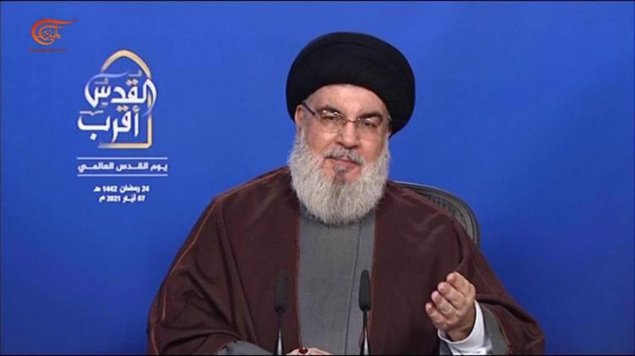 Nasrallah hails Palestinians’ steadfastness in face of Israeli occupation