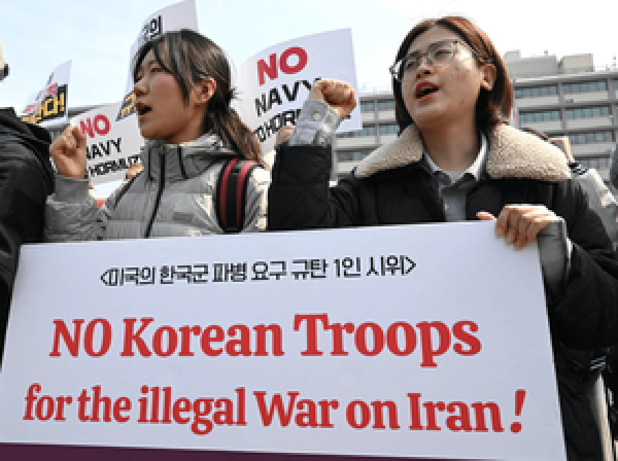 South Koreans Say “No” to War on Iran