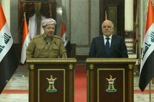 Abadi, Barzani agree to cooperate on Mosul battle, heal mutual rifts