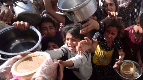 60,000 Palestinian children starve as Israel continues blockade of Gaza