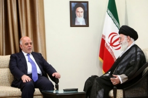 Ayatollah Khamenei receives Iraqi Prime Minister Haidar al-Abadi and his accompanying delegation in Tehran