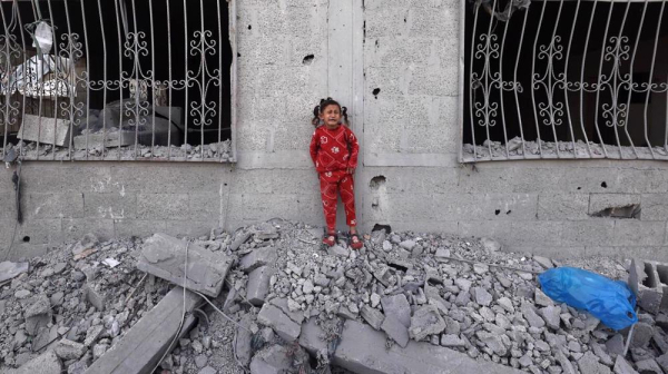 Nine children among dozens killed in Israeli strike on UN building in Gaza