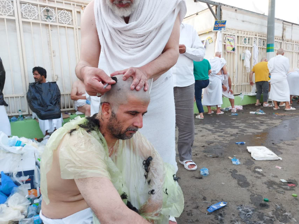 Cutting hair and nails or shaving the head