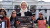 Activists begin hunger strike outside White House demanding permanent ceasefire in Gaza