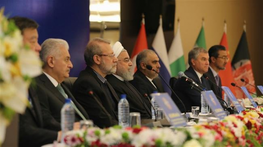 Iran blasts US ‘economic terrorism’ at major conference