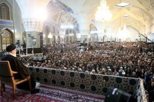 Speech among pilgrims and residents of Mashhad