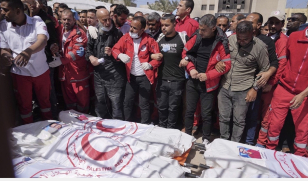 Palestinian Red Crescent calls for independent probe into Israeli massacre of medics in Gaza