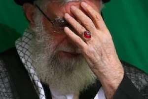 Ayatollah Khamenei attending the first Muharram mourning ceremony of 2016