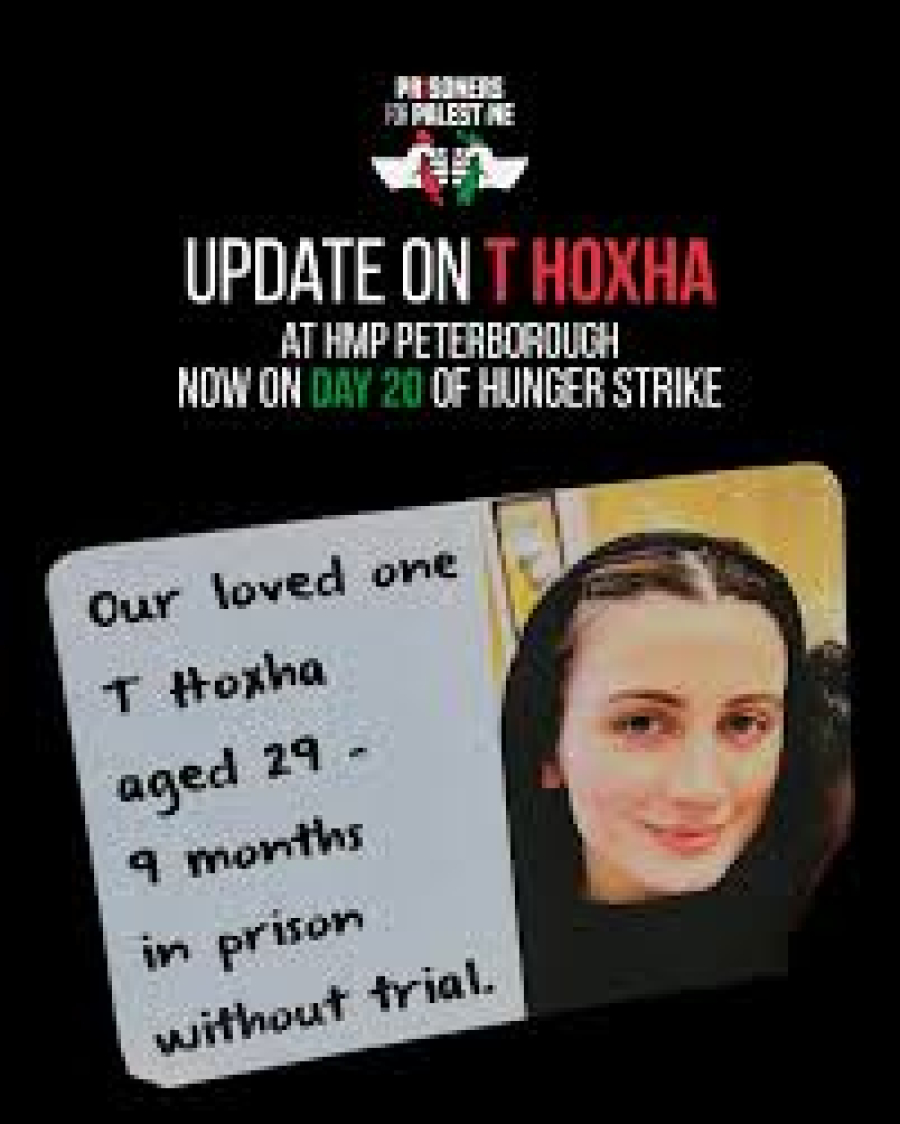 Jailed UK &#039;Filton 24&#039; activist&#039;s hunger strike prompts US prisoners to join in solidarity