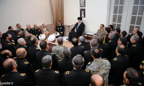 هدف نیروی دریایی، ساماندهی نیروی نظامی در تراز ملت ایران و آرمان‌های نظام اسلامی باشد