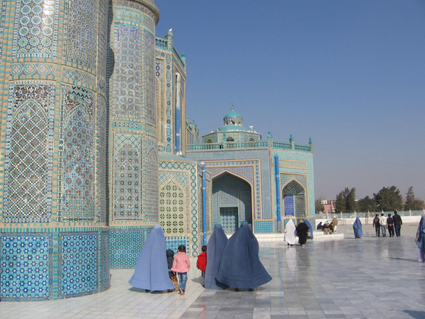 مسجد کبود در شهر مزار شریف – افغانستان