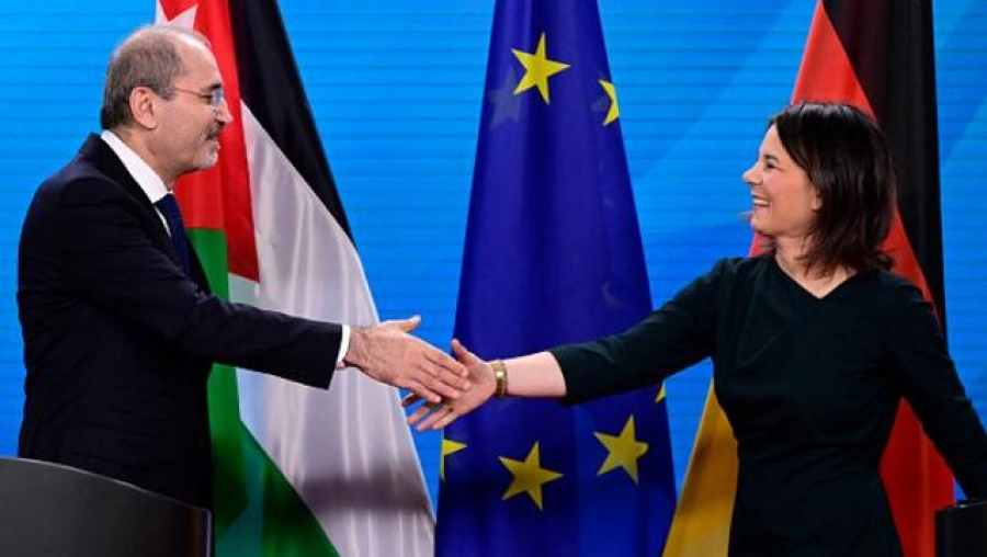 تاکید وزیران خارجه اردن و آلمان بر یافتن راه حل سیاسی برای مساله فلسطین
