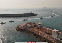 رزمایش دریایی سپاه در جزیره بوموسی/ استقرار سامانه‌های موشکی فتح و قدیر در جزایر ایرانی