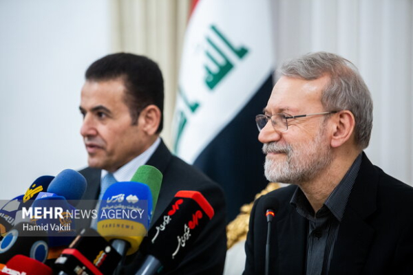 تأکید لاریجانی و همتای عراقی بر توسعه همکاری‌های اقتصادی و امنیتی