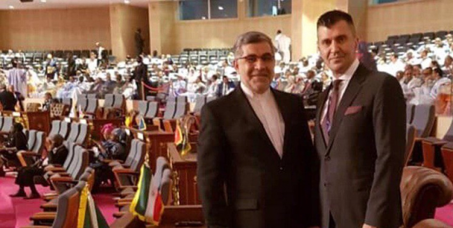 حضور سفیر ایران در مراسم تحلیف رئیس جمهور موریتانی