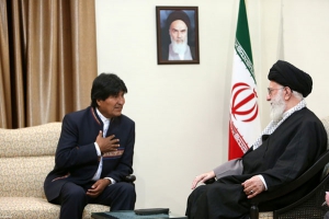 دیدار رهبر معظم انقلاب اسلامی با رئیسجمهوری بولیوی