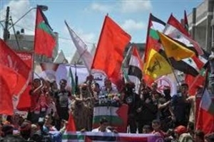 تجمع فلسطینیان برای لغو محاصره غزه