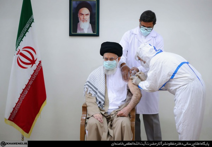 بیانات پس از دریافت نوبت دوم واکسن ایرانی کرونا