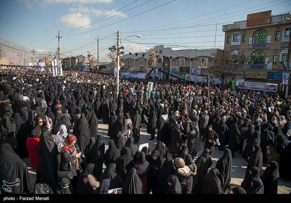 سومین روز عزاداری مردم کرمانشاه برای سرداران مقاومت