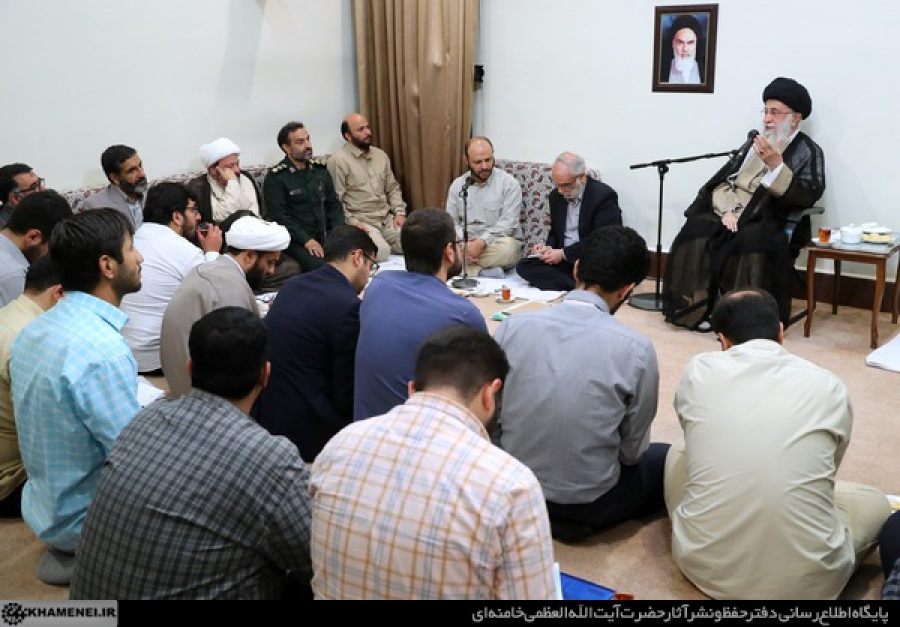 بیانات در دیدار جمعی از اعضای گروه‌های جهادی