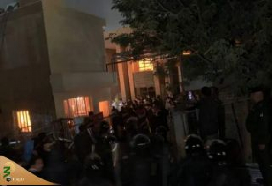تظاهرات در بغداد در اعتراض به توهین به مرجعیت نجف اشرف