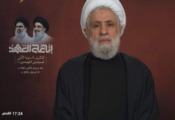 نعیم قاسم: پیروزی در راه مقاومت با ثبات و تداوم میسر می‌شود/ اجازه خلع سلاح حزب‌الله را نخواهیم داد