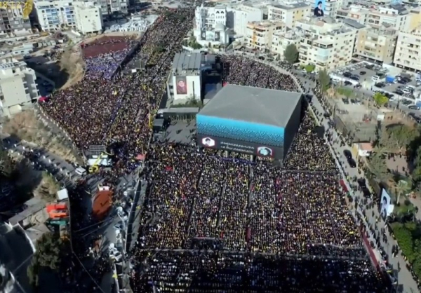 اولین سالگرد شهیدان نصرالله و صفی‌الدین در بیروت
