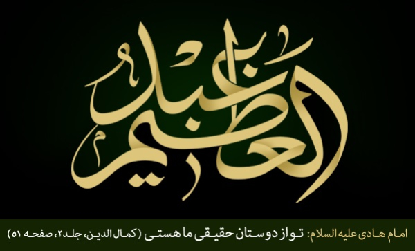 عبدالعظیم حسنی(ع) و جایگاه رفیع علمی ومعنوی او