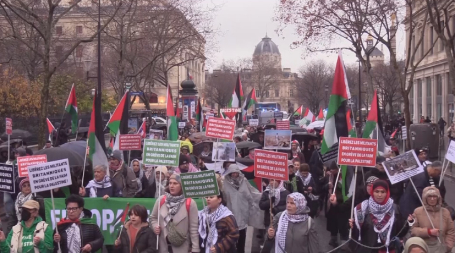 Des centaines de Parisiens et de Suédois dénoncent les violations israéliennes de la trêve à gaza et en Cisjordanie