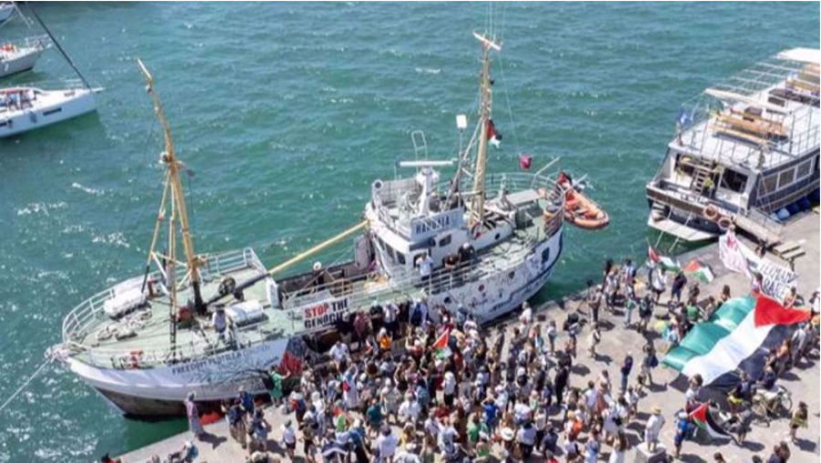 Le navire humanitaire Handala a quitté un port d&#039;Italie à destination de Gaza