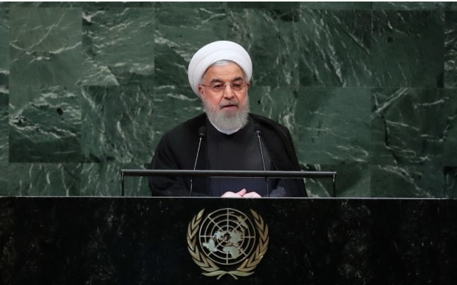 Le président Rohani a dénoncé le terrorisme économique des Etats-Unis