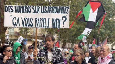 Des manifestants ont défilé dans les rues de Paris en solidarité avec la Palestine