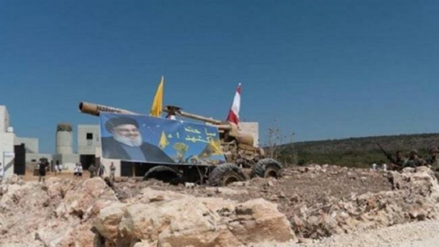 Le drapeau du Hezbollah flotte au-dessus d&#039;un centre de formation militaire israélien