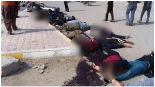 EIIL s&#039;exécute en public à 127 irakiens à Al-Anbar