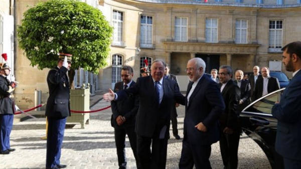 En tournée en Europe, M. Zarif est arrivé à Paris