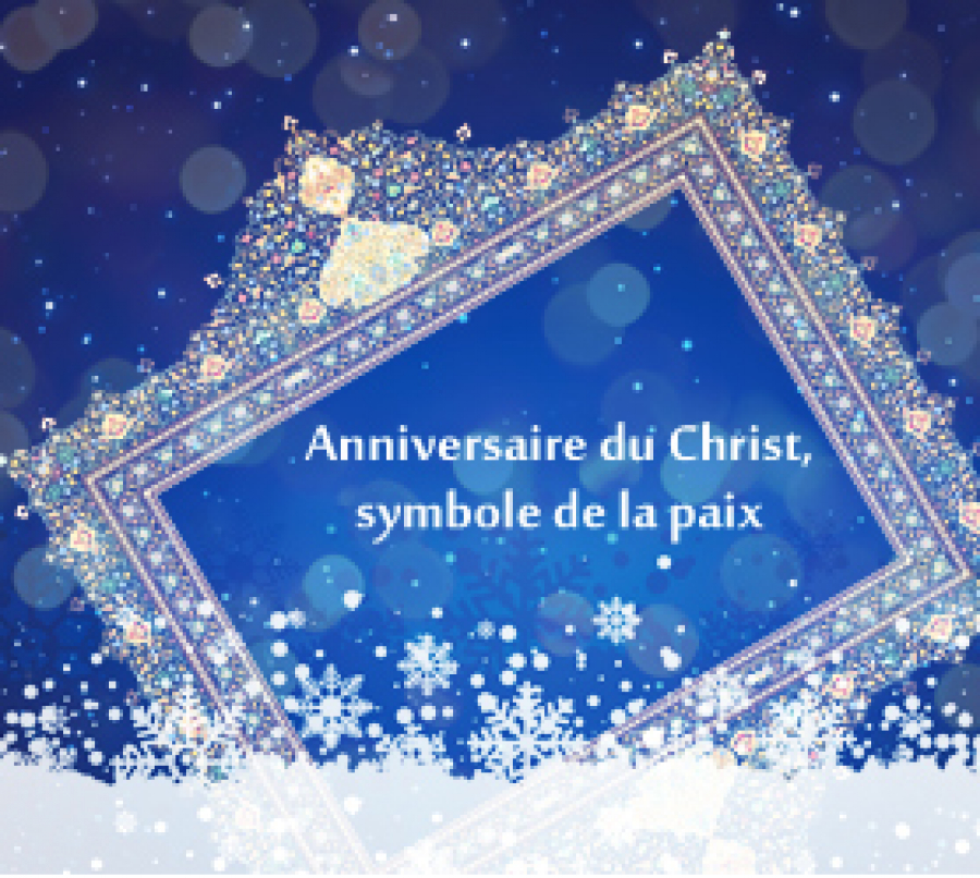 Anniversaire du Christ, symbole de la paix