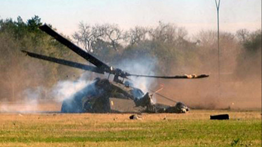 2eme crash d&#039;hélicoptère évité de justesse