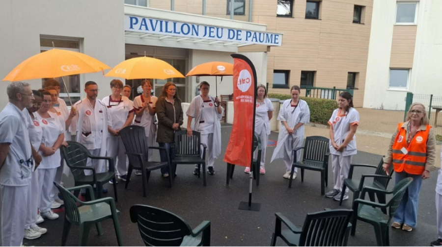 France : les personnels hospitaliers mobilisés pour dénoncer le manque de moyens et les conditions de travail dégradées