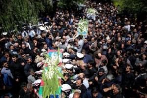 Funérailles des victimes des attentats de Téhéran