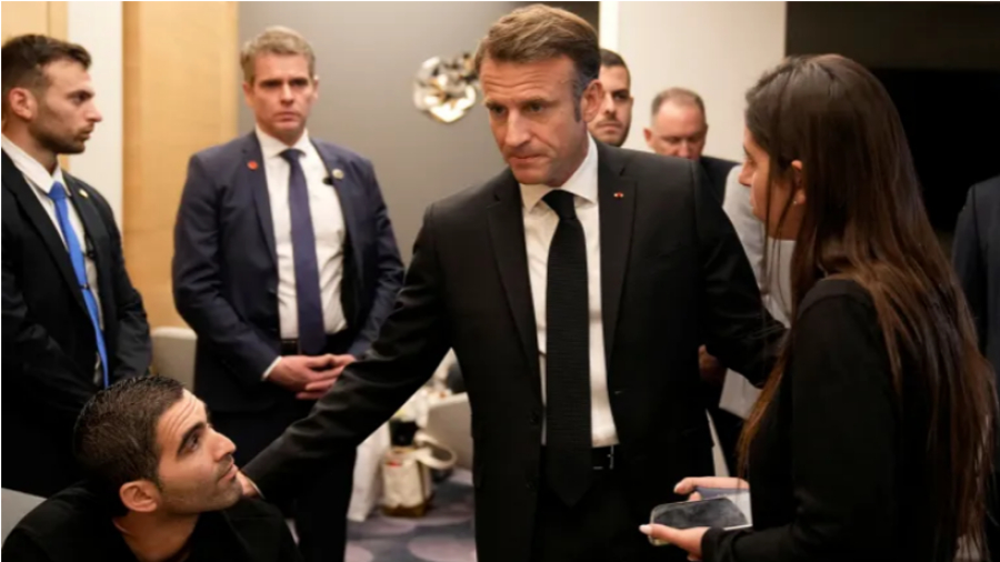 Macron nie la responsabilité de ressortissants français engagés dans le génocide à Gaza
